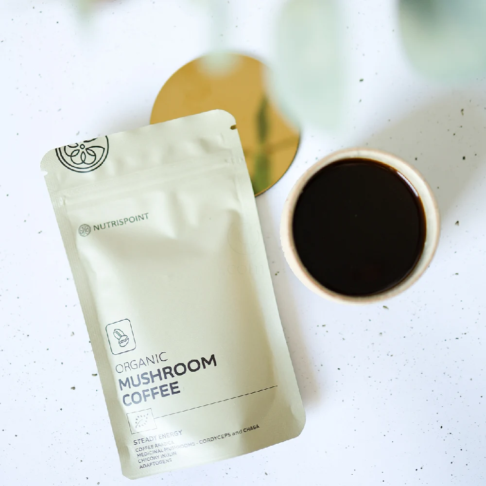 Nutrispoint Organic Mushroom Coffee, ekološka kava z gobami v prahu (70 g)